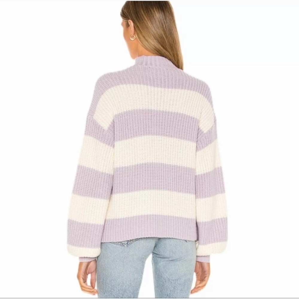 NWT Sanctuary Purple Sweet Tooth Stripe Sweater M - Picture 3 of 9